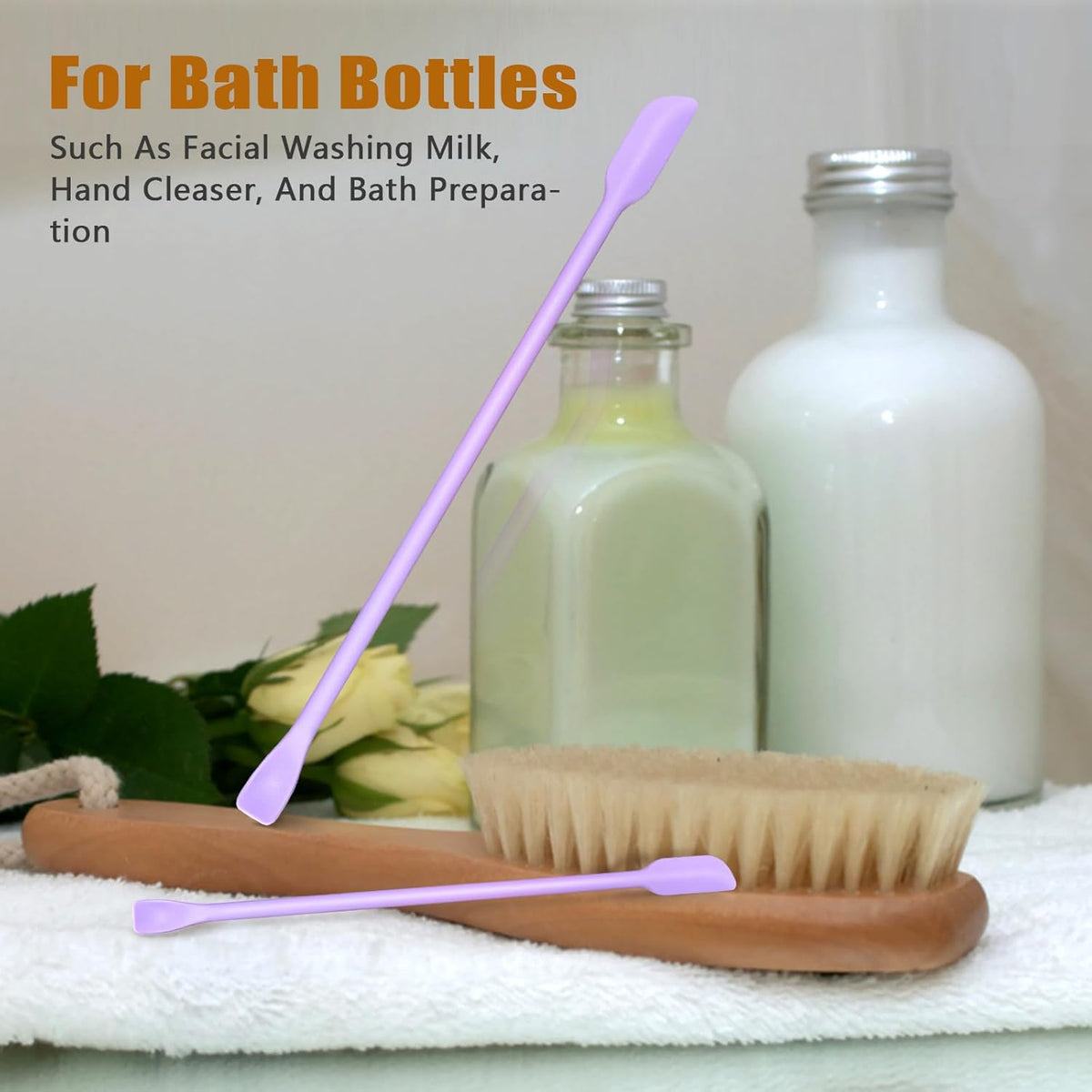 Silicone Spatula Set 3Pcs, Mini Jar Scraper for Makeup & Food | Mini spatulas reach every last drop in jars and bottles, reducing waste for food, cosmetics and personal care products.