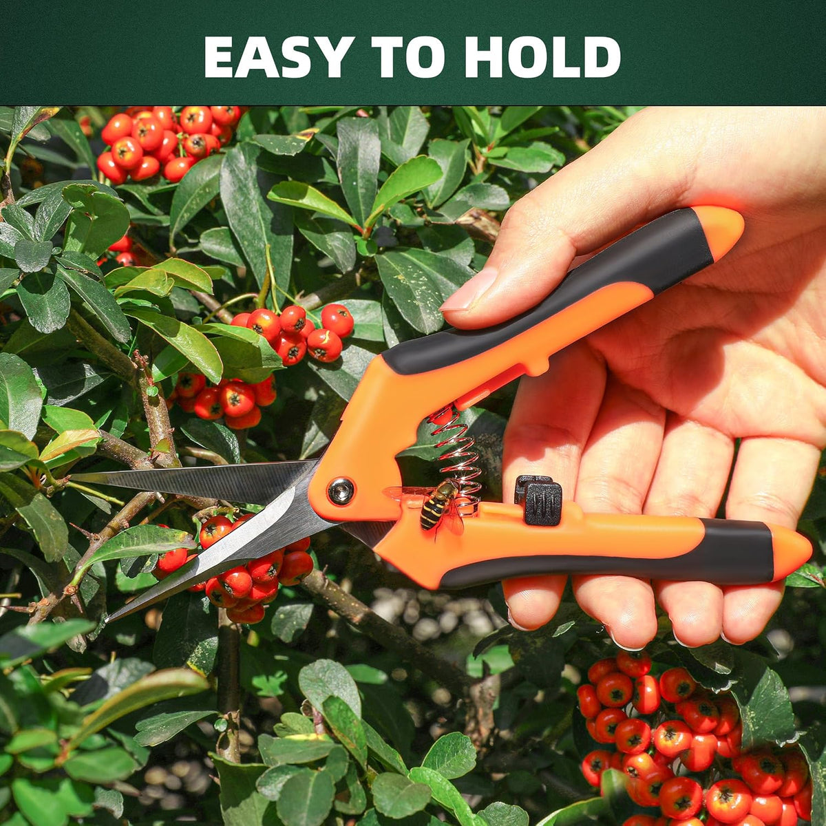 3 Pack Garden Pruning Shears Scissors Clippers Stainless Steel