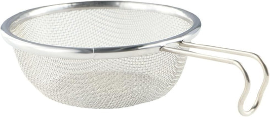 Fine Mesh Strainer Net,Stainless Steel Net and Noodle Colander Flour Sieve Hand Held Oil Strainer Picnic Tableware Outdoor Camping Cooking Accessories