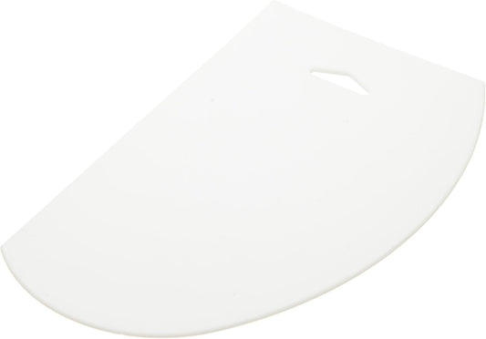 Large Plastic Bowl Scraper & Icing Smoother , White