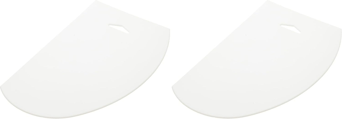 Large Plastic Bowl Scraper & Icing Smoother , White