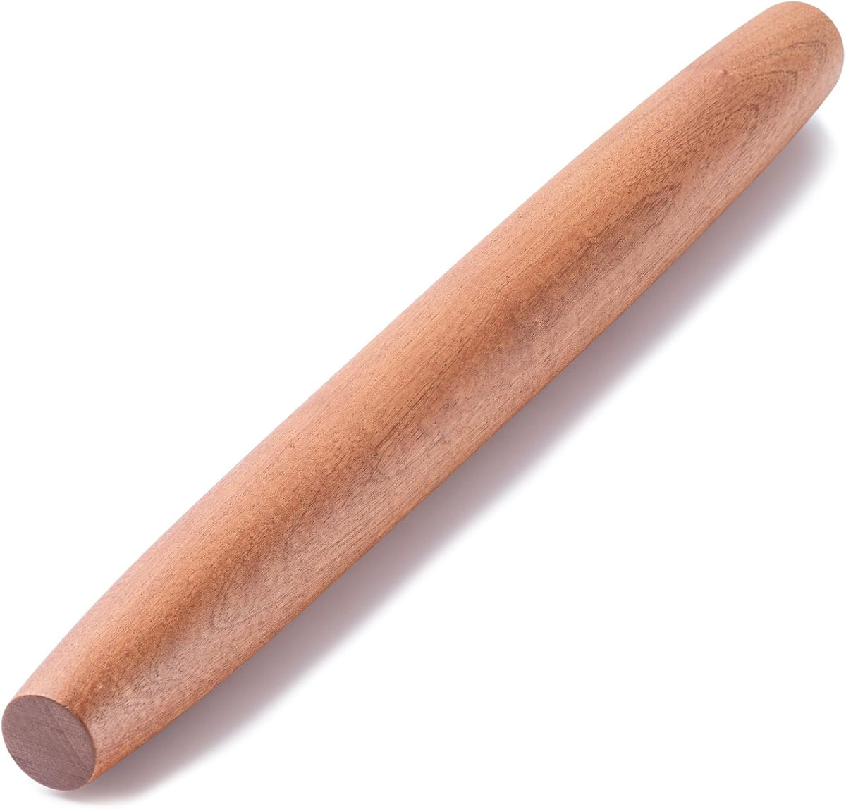 French Rolling Pin for Baking,17.7 Inches Wooden Dough Roller, Brown