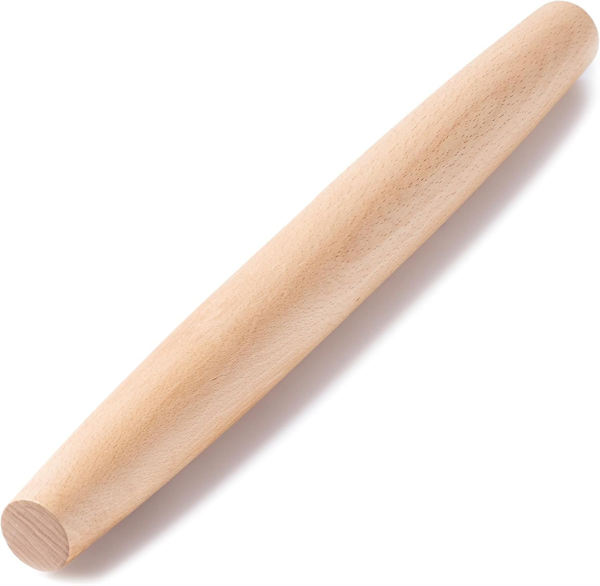 French Rolling Pin for Baking,17.7 Inches Wooden Dough Roller, Brown