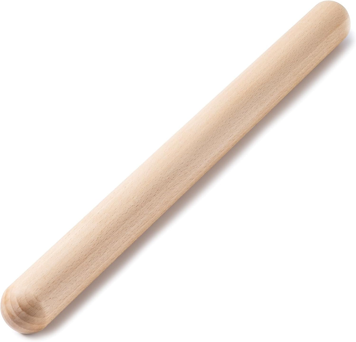 French Rolling Pin for Baking,17.7 Inches Wooden Dough Roller, Brown