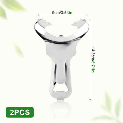 2 PCS Mason Jar Opener No Lid Dents or Damage,Multi-Purpose for Bottle Opener and Various Lids Canning Jar Opener,Easy Twist Manual Handheld Top Remover Bottle Opener Made For Lifetime