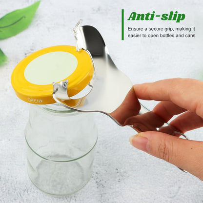 2 PCS Mason Jar Opener No Lid Dents or Damage,Multi-Purpose for Bottle Opener and Various Lids Canning Jar Opener,Easy Twist Manual Handheld Top Remover Bottle Opener Made For Lifetime