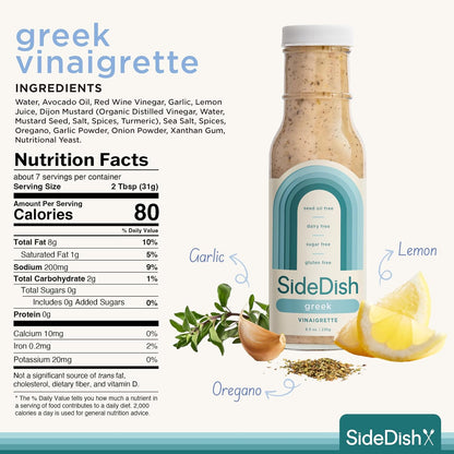 Classic Ranch Dressing - Seed Oil Free, Dairy Free & Gluten Free Salad Dressing w/Avocado Oil - Sugar Free, Low Sodium Healthy Ranch Dressing - Paleo Dressing for Sauces & More - 8 fl oz