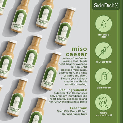 Classic Ranch Dressing - Seed Oil Free, Dairy Free & Gluten Free Salad Dressing w/Avocado Oil - Sugar Free, Low Sodium Healthy Ranch Dressing - Paleo Dressing for Sauces & More - 8 fl oz