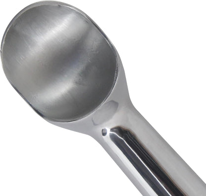 Original Ice Cream Scoop Unique Liquid Filled Heat Conductive Handle Simple One Piece Aluminum Design Easy Release Made in USA, 2.5-Ounce, Silver