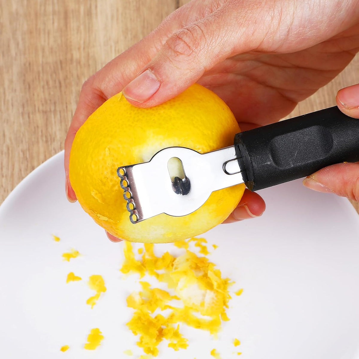 Lemon Zester, Channel Knife, Peeler, Stainless Steel Bartender Accessories for Cocktail Garnish, Citrus Orange and Lemon Peeler - Bar Accessories for Home