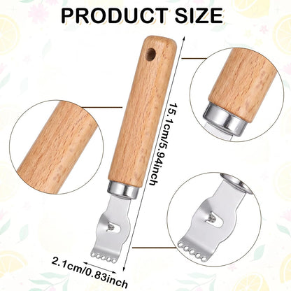 Lemon Zester, Channel Knife, Peeler, Stainless Steel Bartender Accessories for Cocktail Garnish, Citrus Orange and Lemon Peeler - Bar Accessories for Home