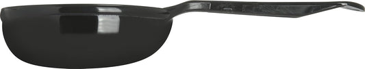 493003 Solid Short Handle Portion Control Spoon, 6 oz, Black
