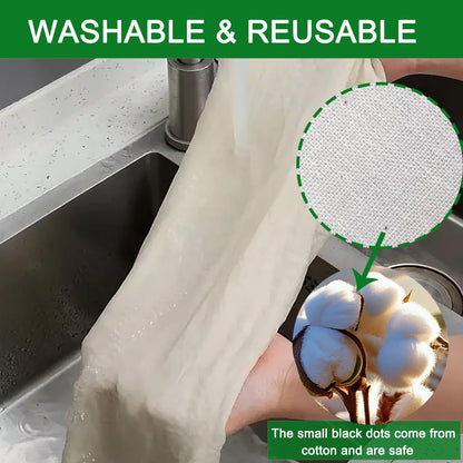 Fine Mesh Strainer with Sturdy Handle, 7.76 Inch Stainless Steel Strainers, Bonus 20x20 Inch Reusable Cotton Cheese Cloths with 4 Hemmed Edges, Sieve Sifter for Straining, Cooking, Baking