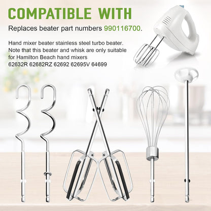 Hand Mixer Attachments Replacement for Hamilton Beach Mixer Beaters Parts
