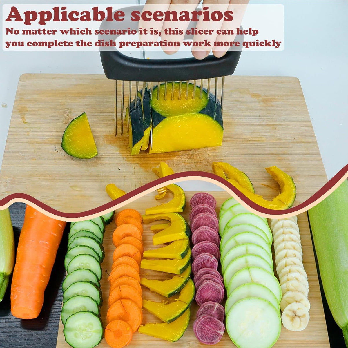 Extra-Large Onion Holder for Slicing, 304 Stainless Steel
