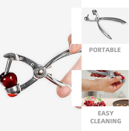 Cherry Pitter Tool Metal Quickly Removing Pits for Cherries and Olives