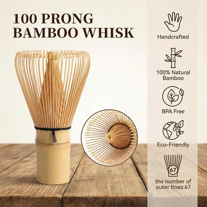 Matcha Whisk Set, 6 pcs Ceramic Matcha Set Kit Includes Bowl & Holder, Bamboo Whisk (Chasen), Sifter, Scoop & Spoon For Ceremony, Mother’s Day Gift for Women, Sakura