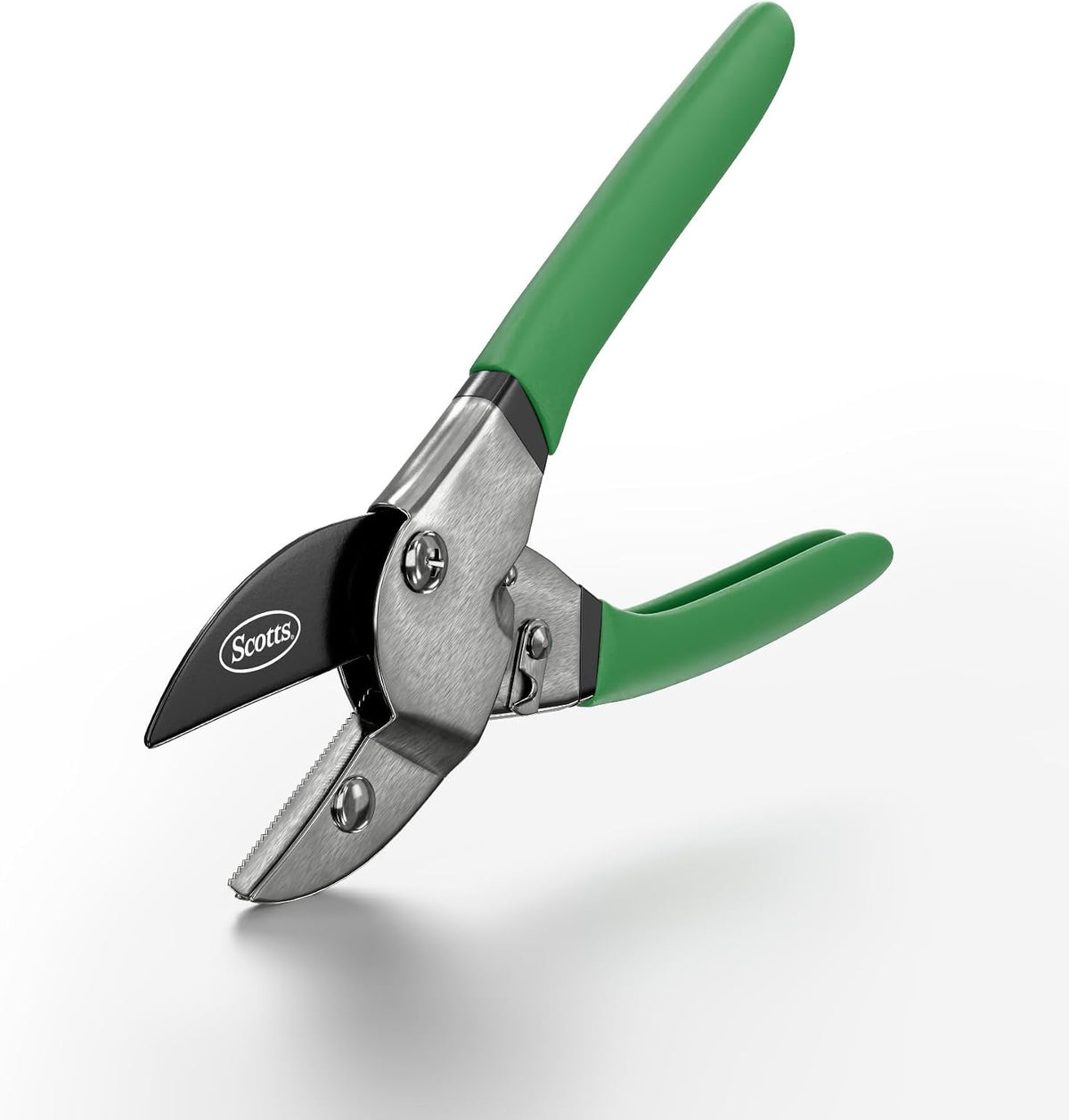 8 in. All-Purpose Steel Garden Utility Shears with Serrated Blades – Comfort Grip Yard and Garden Scissors for Pruning Plants, Flowers, and Herbs