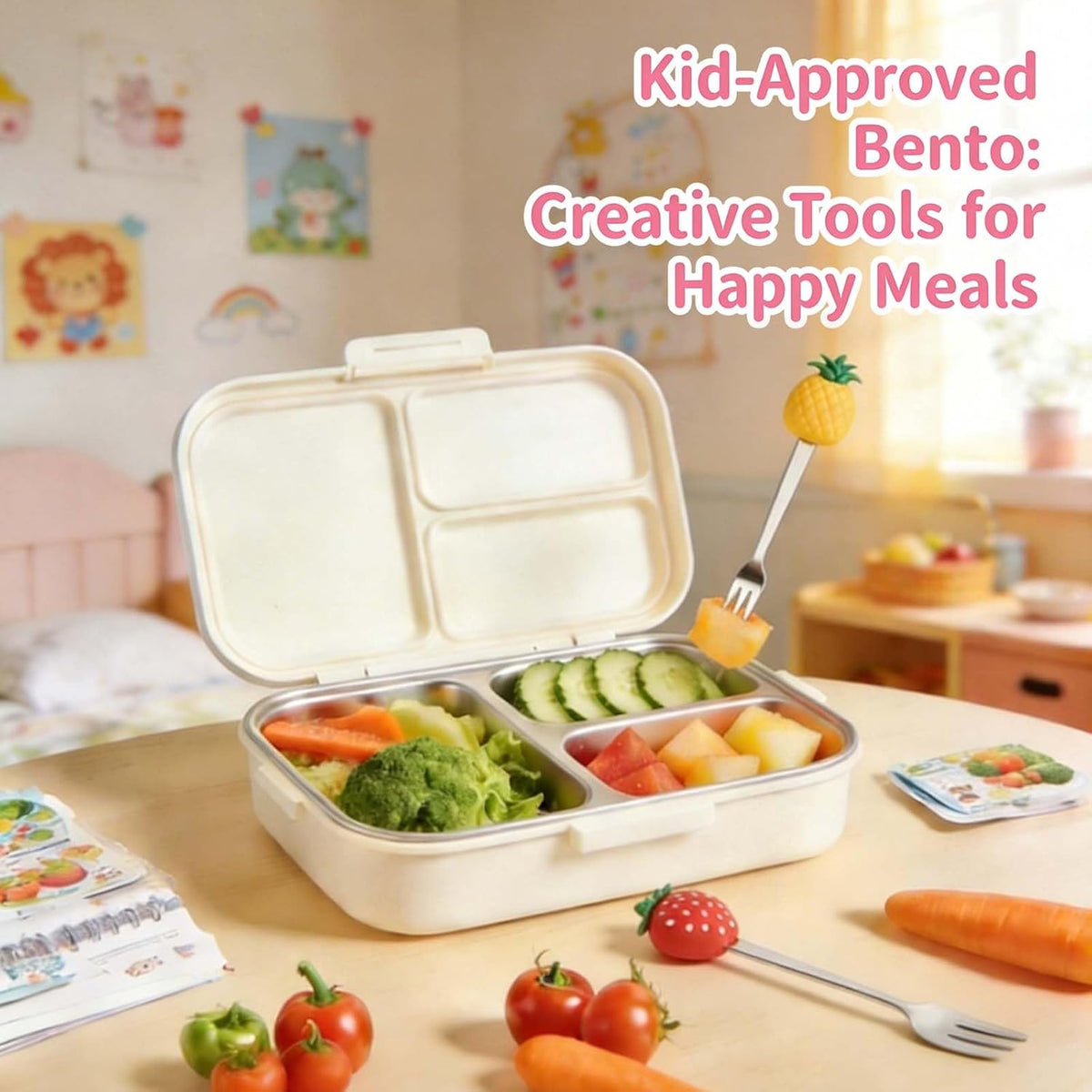20Pcs Cookie Cutters & Biscuit Cutter Set - Multi-Shape Fruit/Vegetable Cutters for Kids Lunch Accessories, Food-Grade Stainless Steel Molds for Home Baking (PINK)