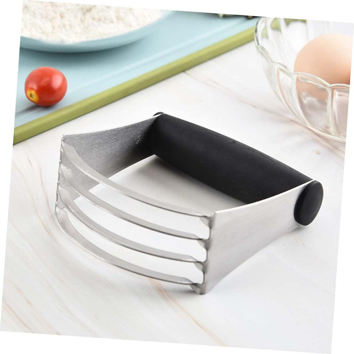 Stainless Steel Dough Blender Pastry Cutter with Nutcracker Function