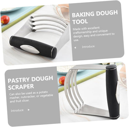 Stainless Steel Dough Blender Pastry Cutter with Nutcracker Function