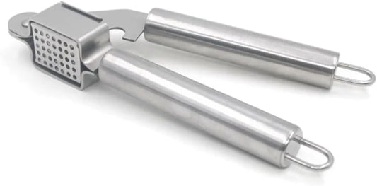 Premium Stainless Steel Garlic Press – Easy Garlic Mincer & Crusher