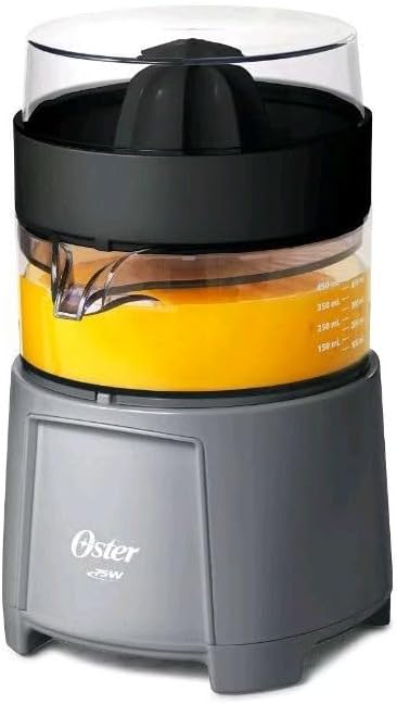 Electric Citrus Juicer, High-Performance Silver 75 Watt Motor Electric Orange Juice Squeezer for Oranges, Lemons, and Limes