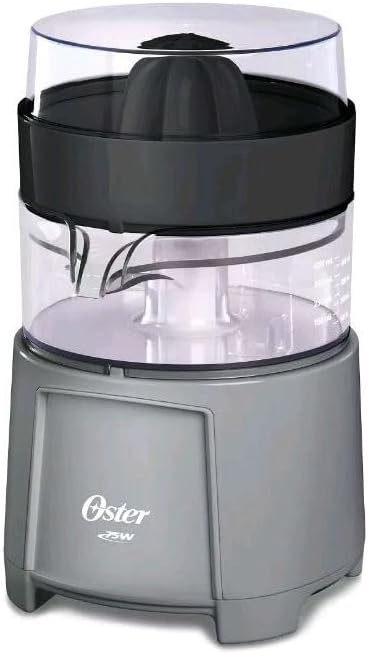 Electric Citrus Juicer, High-Performance Silver 75 Watt Motor Electric Orange Juice Squeezer for Oranges, Lemons, and Limes