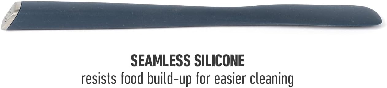 Calphalon Prime Scraper Set, 2-Piece Silicone Kitchen Scraper Set, Flexible Baking & Cooking Scrapers, Heat-Resistant Nonstick-Safe Tools with Ergonomic Handles, Navy