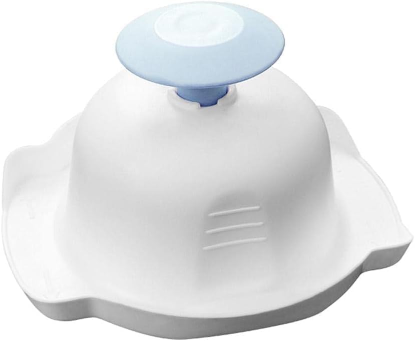 Blue Food Safety Holder for Mandolin Slicer or Grater,Finger Anti-Cut Protectors for Vegetable Grater, Food Slicer Cutter Finger Guard for Mandoline Cutting for Kitchen and Dining