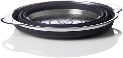 Better Houseware Silicone & Stainless Steel Collapsible Colander – 9.5" Diameter