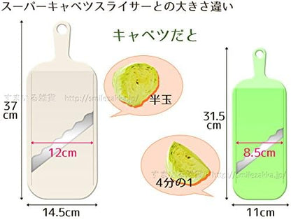 Arnest Handheld Mandoline Slicer for Kitchen, Wavy Blade Veggie Slicer - Comes with Safety Grip, Made in Japan