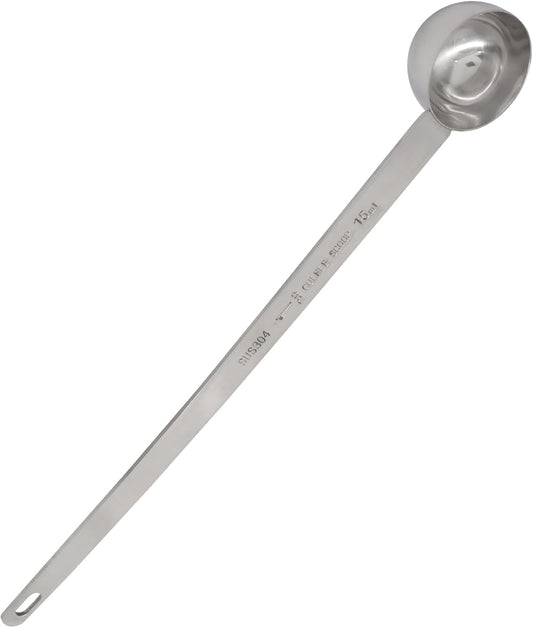 1PCS 9" Tablespoon Coffee Scoop,Long Handle Measuring Spoon Stainless Steel Scooper,One tbsp (15 ml) Spoon for Coffee Lovers/Home Baristas