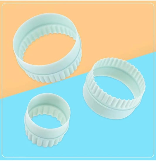 Cookie Cutters, 8 PCS Ideal Biscuit Cutter Tool, Highly Versatile Round & Circle Cutter, Perfect for Creating Unique Shaped Biscuits and Cookies