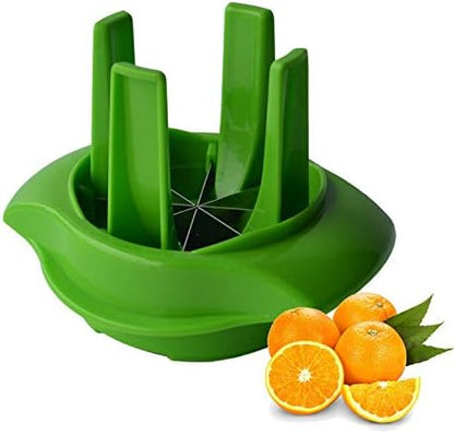 JQS 1PC Lemon & Lime Wedge Slicer Cutter to Garnish Food Lemon Splitter Fruit Slicer Apple Separator Orange Cutter Enjoy Slices of Lemon and Lime Wedges in Seconds Random Color