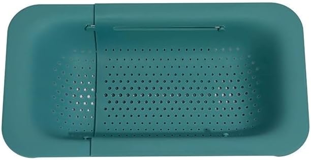 Nice Day Colander Strainer Over The Sink, Collapsible Colander Extendable Plastic Fruit Vegetable Strainer Drainer Basket for Kitchen