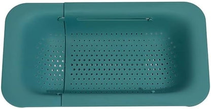Nice Day Colander Strainer Over The Sink, Collapsible Colander Extendable Plastic Fruit Vegetable Strainer Drainer Basket for Kitchen