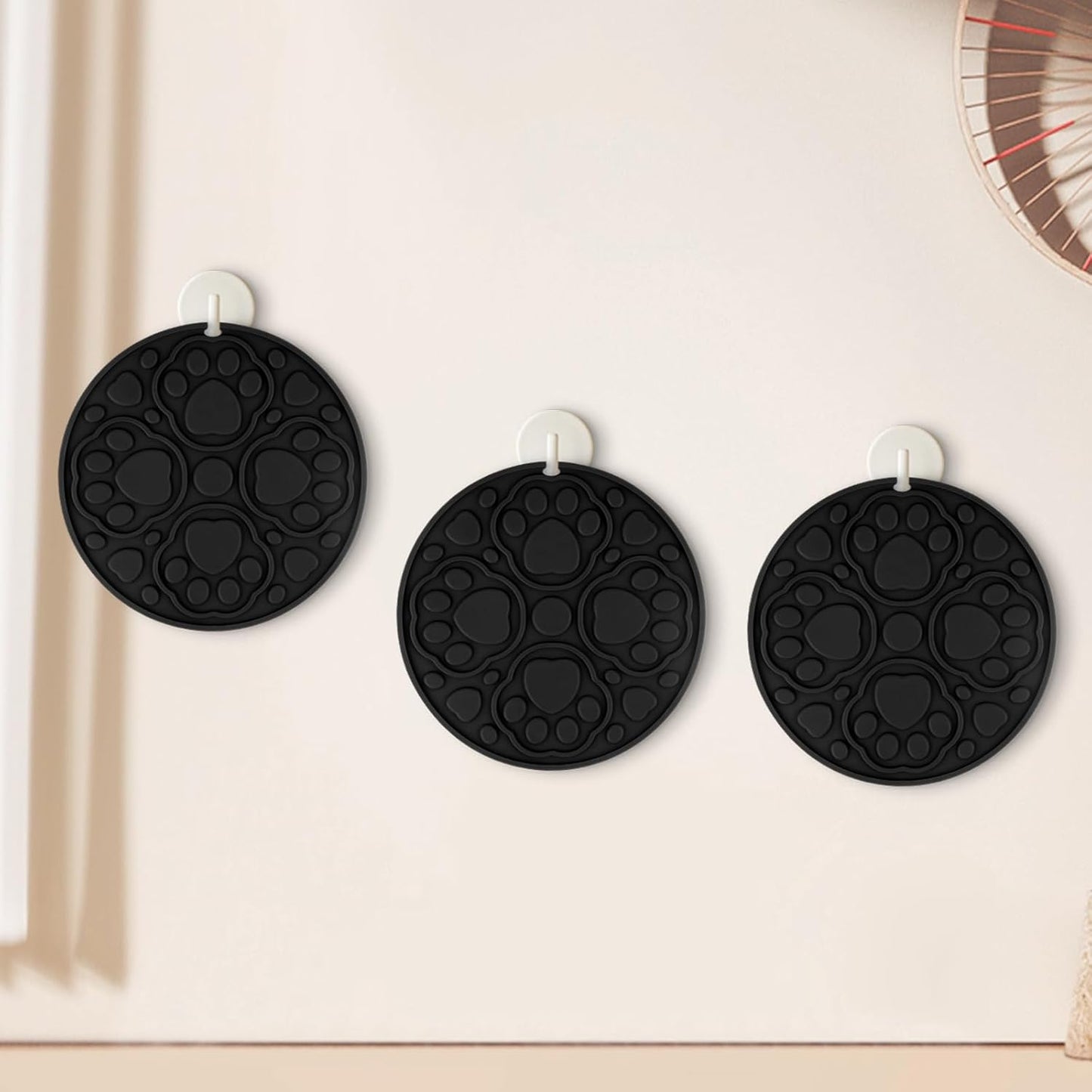 7 Inch Grey Silicone Trivet Mats Set for Hot Dishes 3 Pack | Non-Slip Heat Resistant Hot Pads Holders for Kitchen, Counter, Table - Anti Stain Plate Mats for Hot Pots and Pans