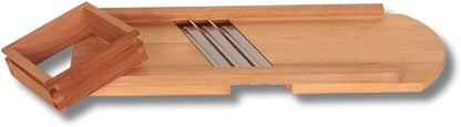 Wooden Cabbage Shredder, Mandoline Slicer for Sauerkraut, Coleslaw. Finger Protection Box, Cut Resistant Glove. Pre-Oiled. Made in Poland!