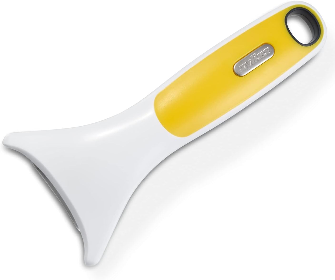 Zyliss Corn Stripper – Extra Sharp Corn on the Cob Stripper Tool & Kernel Remover with Stainless Steel Serrated Blade – Ergonomic Handle – Dishwasher Safe – Yellow/Black