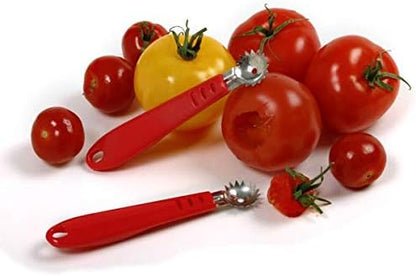Norpro Stainless Steel Strawberry/Tomato Corer w/Plastic Handle (Pack of 6)