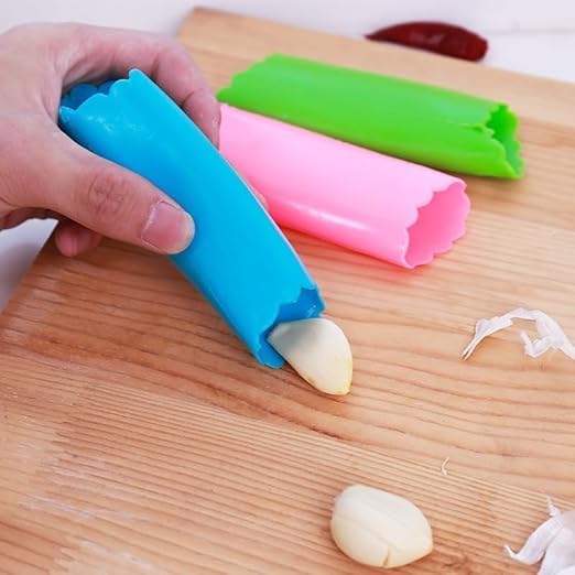 1pc Silicone Garlic Skin Remover Roller Garlic Tube Rollers Skin Remover, Practical Kitchen Tools(Green)