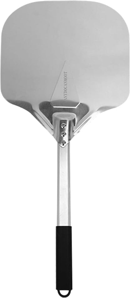 Perforated Pizza Peels 6 INCH pizza spatula paddle Long Handle Metal Pizza Spatula for Indoor and Outdoor (6 Inch)