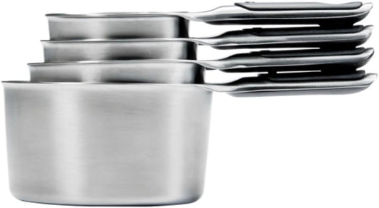 OXO Good Grips 4 Piece Stainless Steel Measuring Spoons with Magnetic Snaps