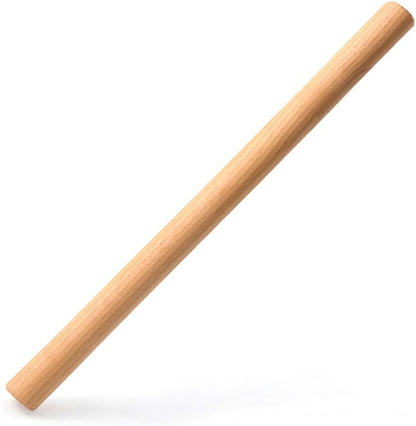 Non-Stick Rolling Pin Silicone Basting Pastry Mat Spatula Brushes Set:Combo Kit of Large and Small Dough Rollers and 2 Stainless Steel Cookie Cutters for Baking