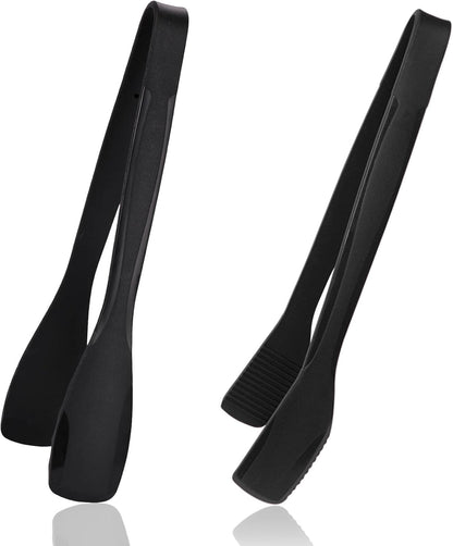 11 Inch Silicone Tongs for Cooking Heat Resistant, Lightweight Non-Scratch Stainless Steel, Kitchen & BBQ Tools with Silicone Tips for Flipping Fish, Steak, Toast & Bread (2-Pack)