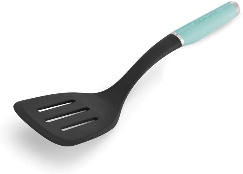 KitchenAid Classic Nylon Slotted Turner, 13.66-Inch, Black