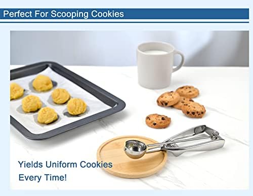 Professional 18/8 Stainless Steel Medium Cookie Scoop, Size 40