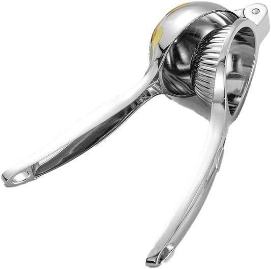 Stainless Steel Lemon Squeezer： Manual Citrus Juicer, Heavy Duty Hand Press Lime Juicer, Handheld Orange Squeezer, Juice Extractor for Home & Bar