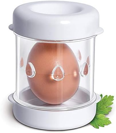 The Negg Boiled Egg Peeler White